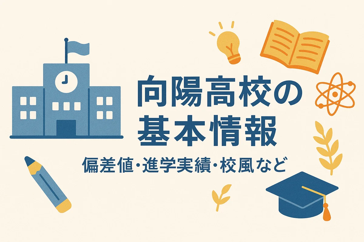 和歌山県立向陽高校の基本情報：偏差値・進学実績・校風など
